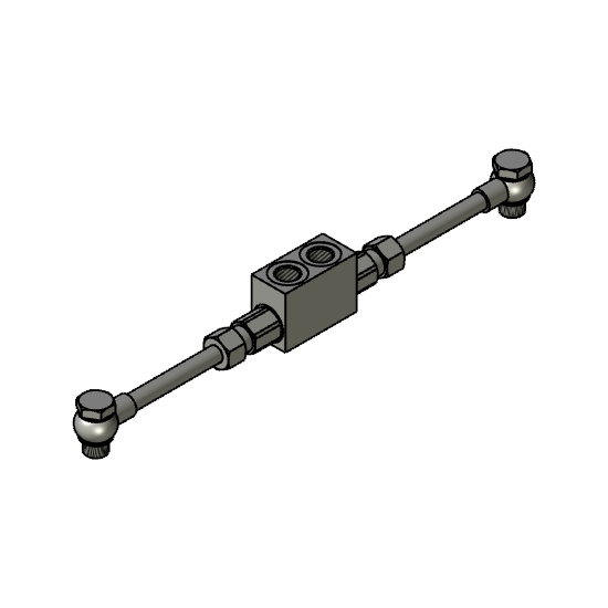 Double pilot operated check valve