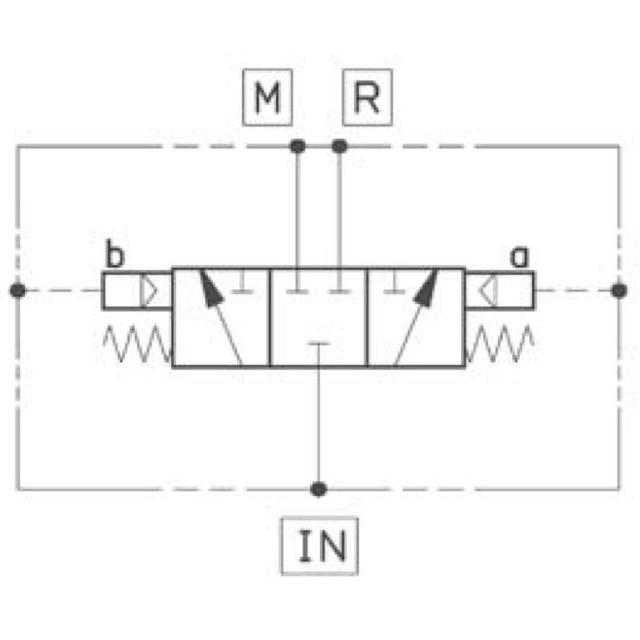 Skifteventil 250 l 1″ Lukket C