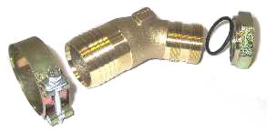 Connector 1″-38 mm 45°