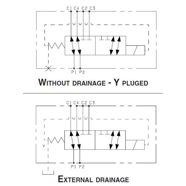 6/2-way valve 3/8