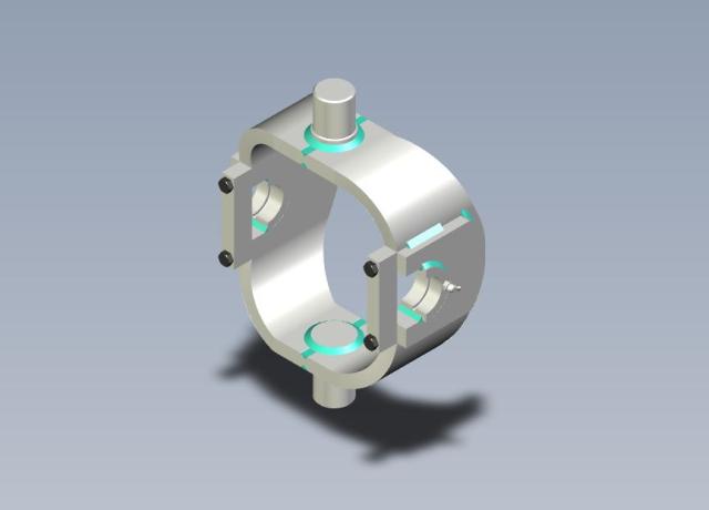 Vugge til teleskopcylinder Ø170 mm