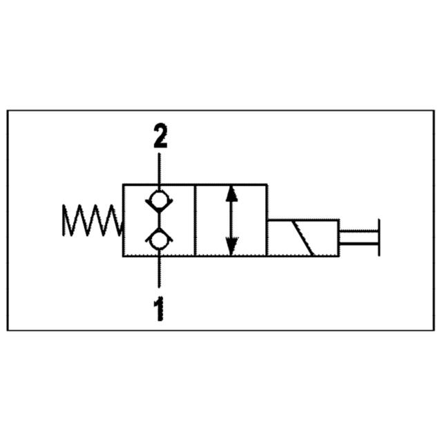 08 Cartridge valve NC 24 V DC