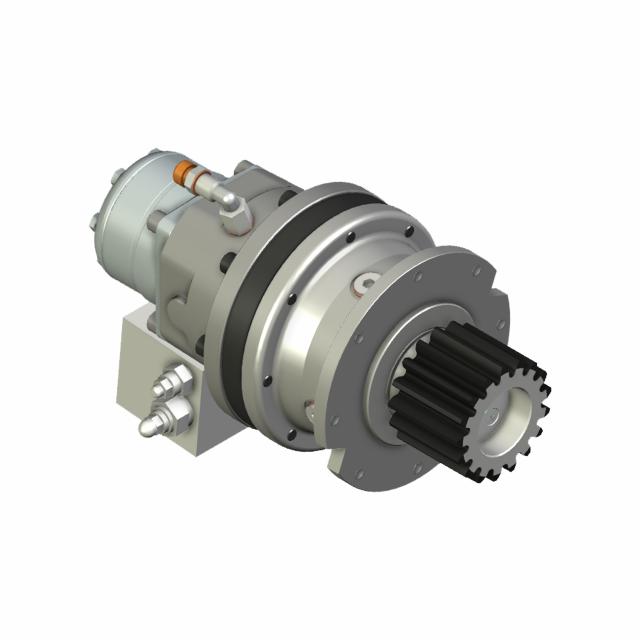 Planetary gear w/brake 160cc, M5Z17