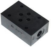 NG06 Plate w/ 1/4″ A & B ports