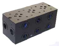 NG06 Subplate for 3 valves