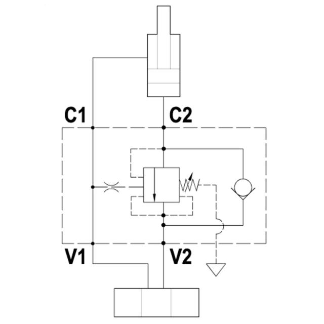 OCV SAE8 Cavity 100-350bar