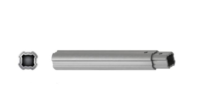 S6 Standard PTO Aksel 440mm - 1 3/8 Z6 Gaffel med snaplås x 1 3/8 Z6 RA2 DX - Friløbskobling (højre) med kilebolt