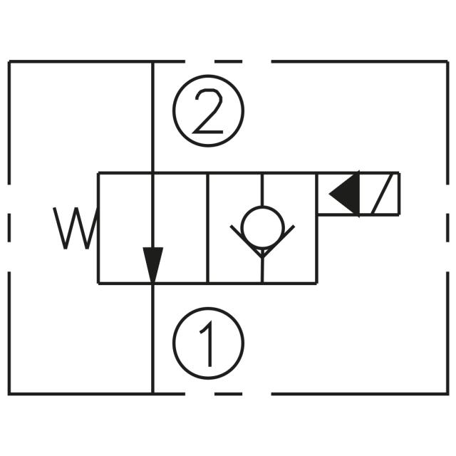 08 Cartridge valve NO, 30 Ltr