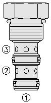 10 2-vejs Flow reg. trk  2,0 ltr/min