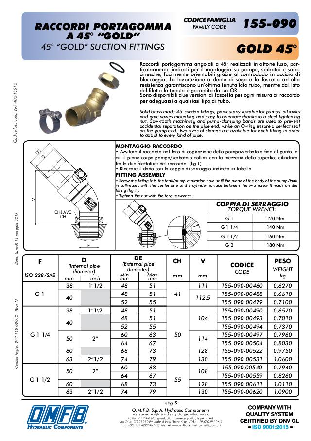 Connector  2″ - 63 mm 45°