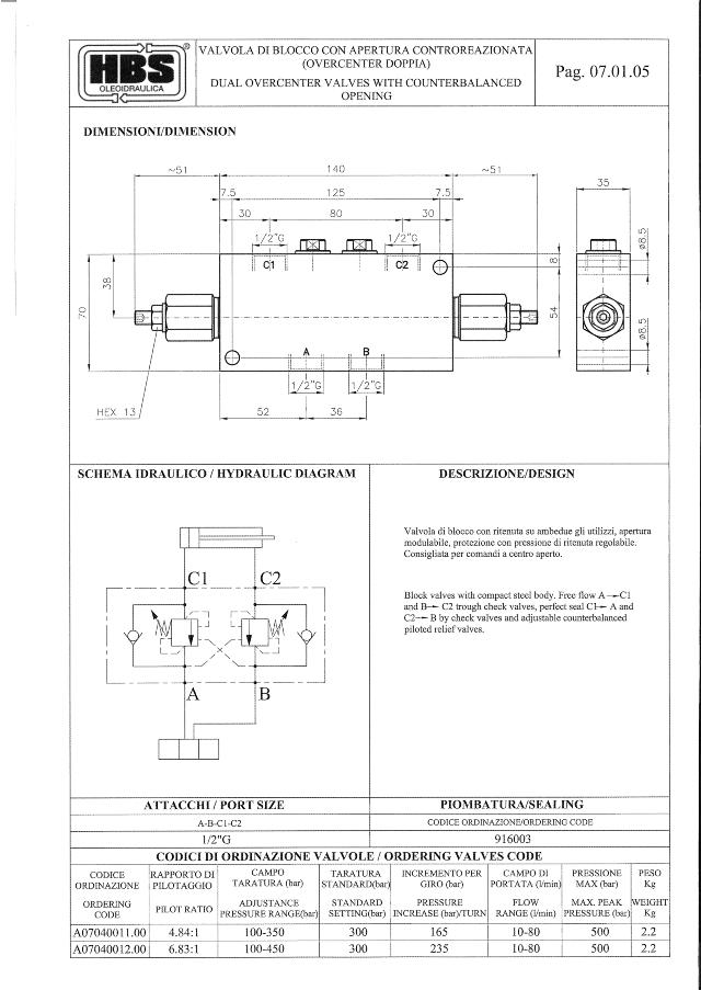 OCV Dobb. 1/2″ 4,84:1