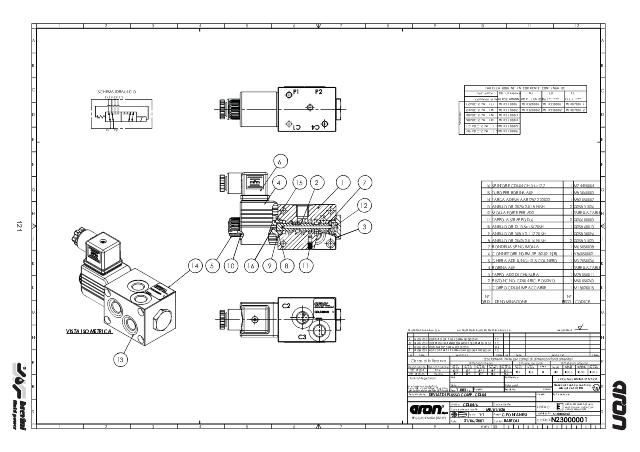 6/2-vejs ventil 1/4″, 12 V DC