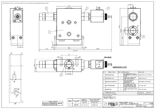 BW10 inletmodul omløb/overtryksventil