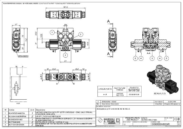 BW05 TP AE1 3/8G 12VDC