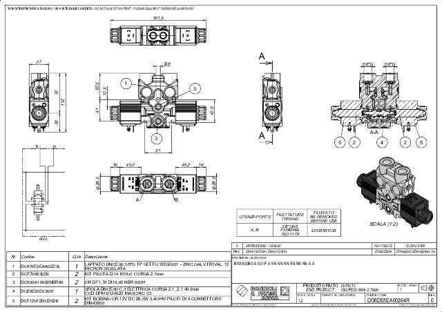 BW05 TP AE3 3/8″G 12V