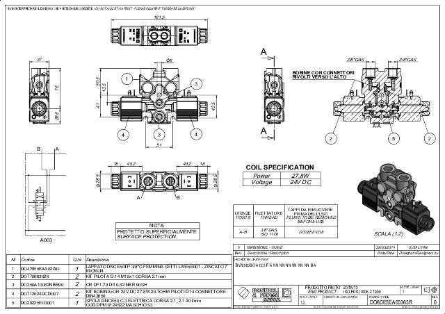 BW05 TP AE3 3/8G 24VDC