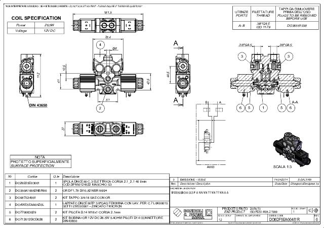 BW05 TP AE3 (VC08-2 AB) 12V DIN43650