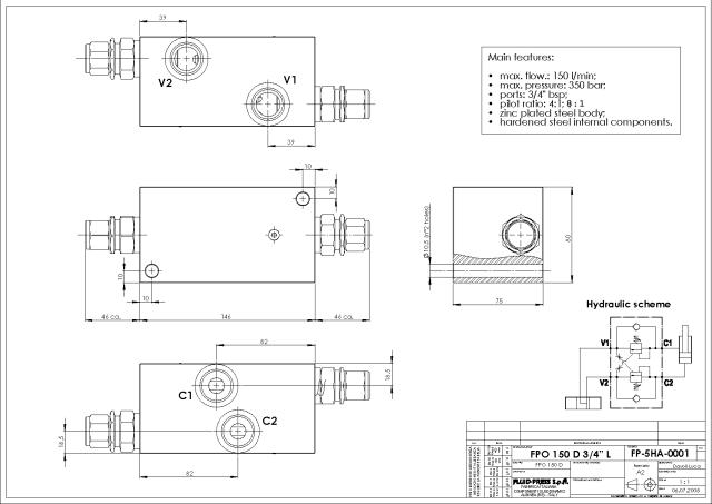 OCV dobb 3/4″ 8:1