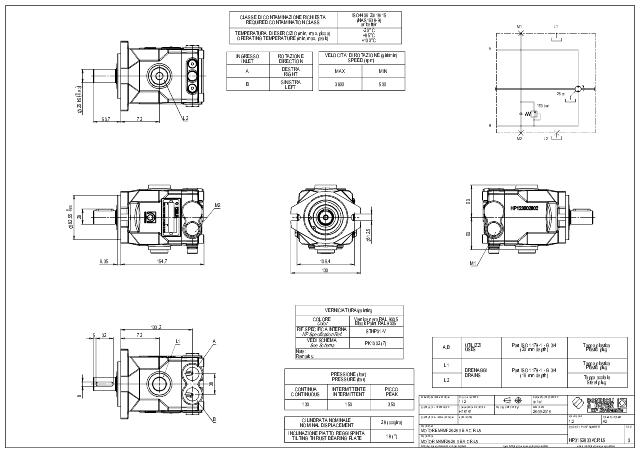 Motor 28 cm3-Ø25 m/reliefvalv