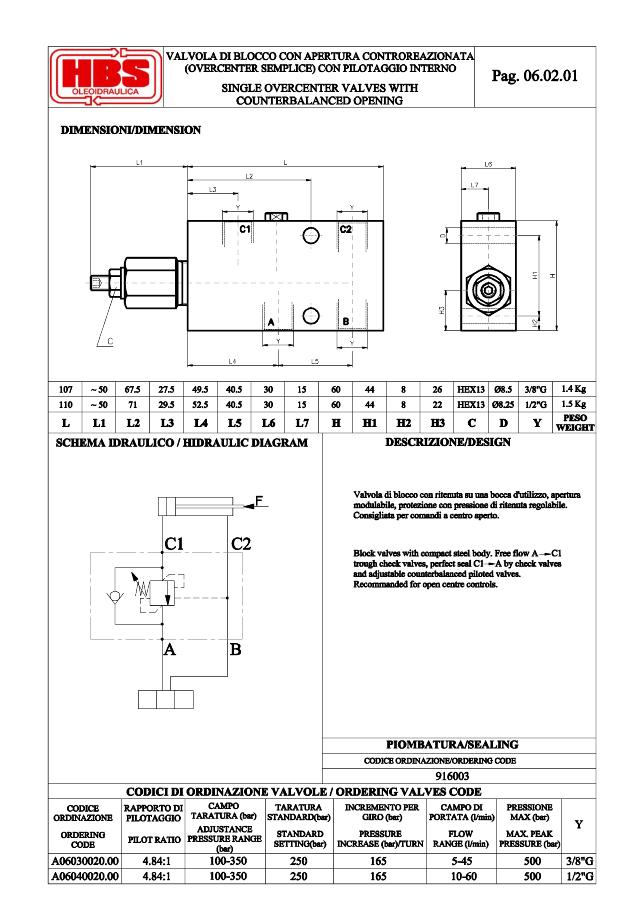 OCV Enkel 3/8″ 4,84:1