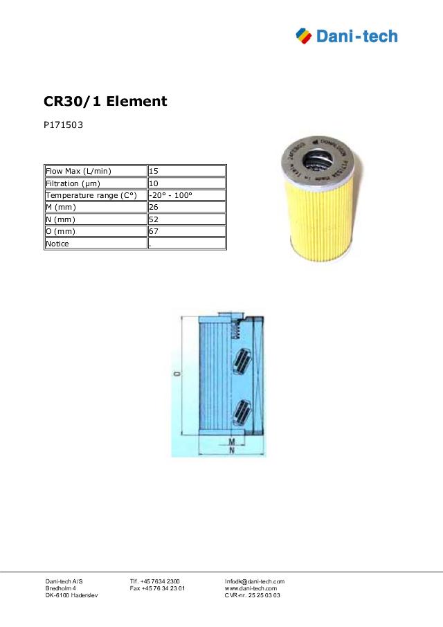 CR30/1 Element