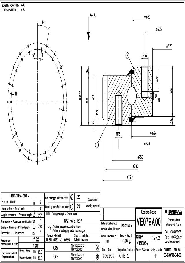 Tanddrejekrans VE079A00