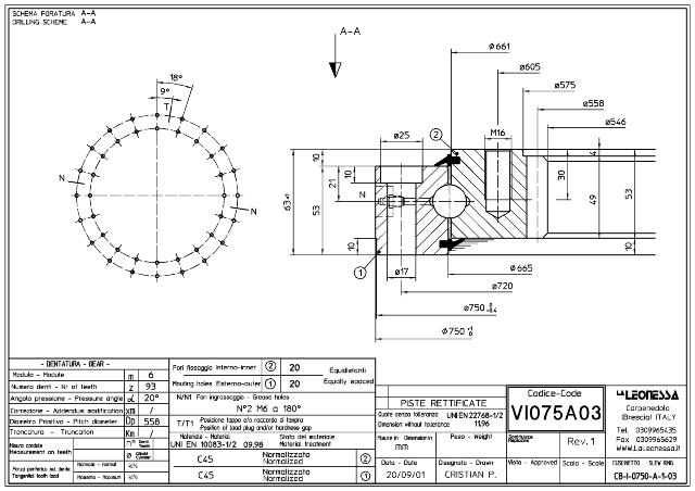 Tanddrejekrans VI075A03