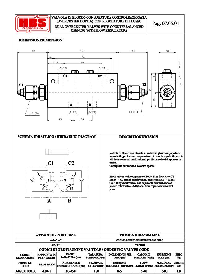 OCV Dobb. 3/8″ 4,84:1 dæmpet