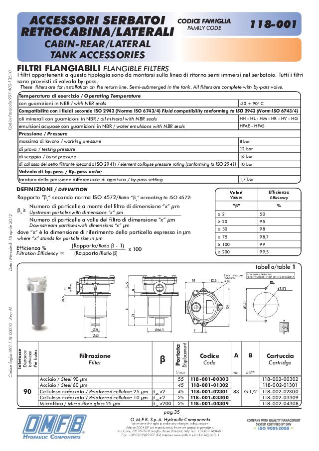 Filter 25 Micr for11800102454