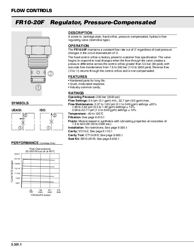 10 2-vejs Flow reg. trk. 7 ltr/min