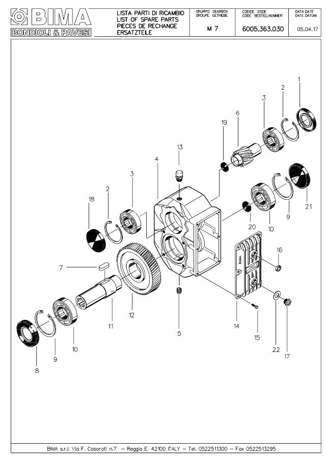 M7 gear 1:3_1 3/8Z6F-SAE-B-Z15