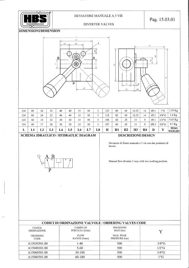 3-vejs Ventil 3/8″