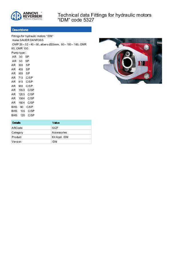 Flange for SAE-A m/Ø 25mm