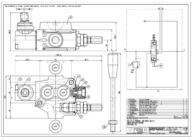 MDP-GZ-A1 prop. valve 0-20 ltr/min.