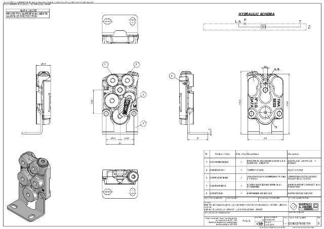 BW05 Endeplade m/ LS aflast.