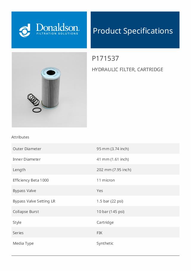 CR180/02 Element