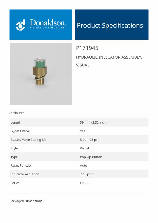 50606 Indikator 5 bar diff.