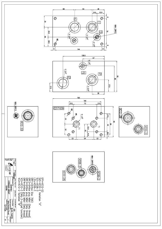 Inlet manifold F/C/LS