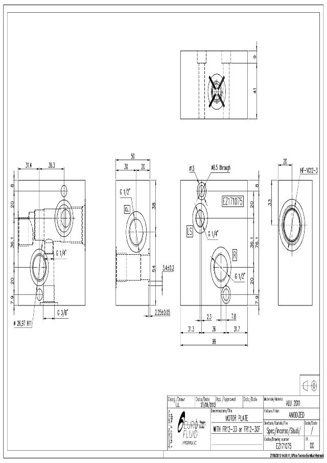 Manifold f. WP/WR til flowreg.