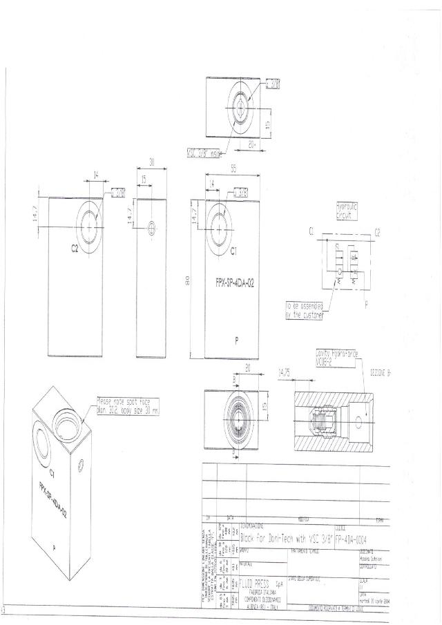 Manifold med VSC 3/8 - 3 l/min