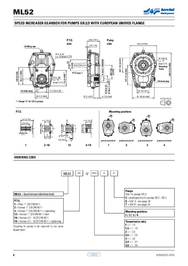 ML 52-1-1:3,8 Gear