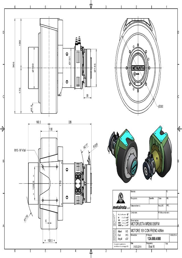 MR260/350FM 2kW,24V 2500 rpm