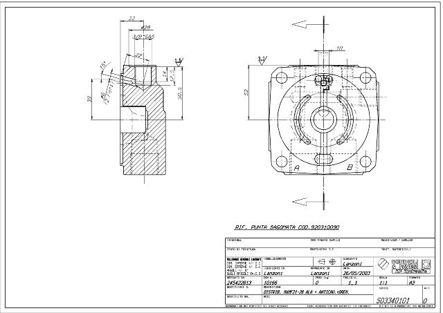 Motor 28 cm3 -Ø25 m/kontrav.