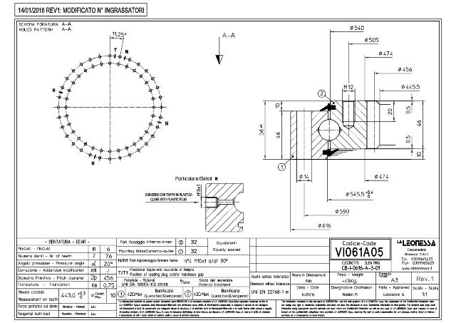 Tanddrejekrans VI061A05