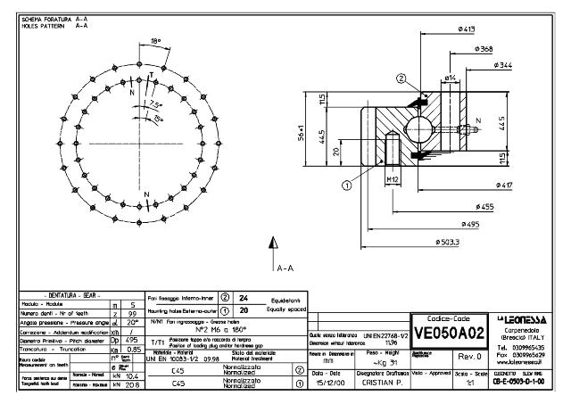 Tanddrejekrans VE050A02