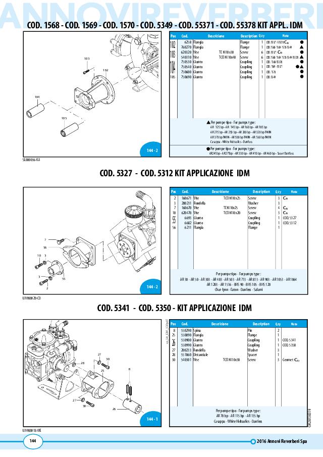 Flange for SAE-A m/Ø 25mm