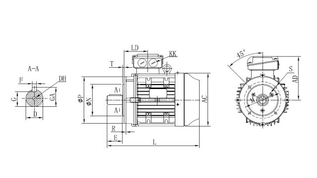 Motor 1,5 kW 1400 S1 IE3
