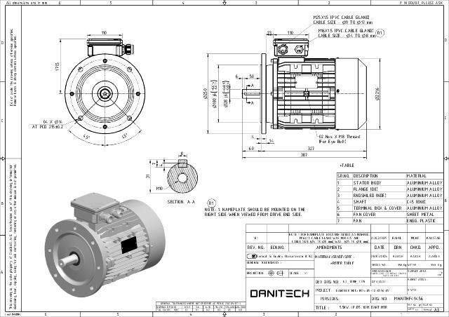 Motor 5,5 kW 1420 S2 