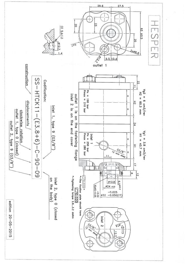 Silent pump db. 3,8/6  HYF