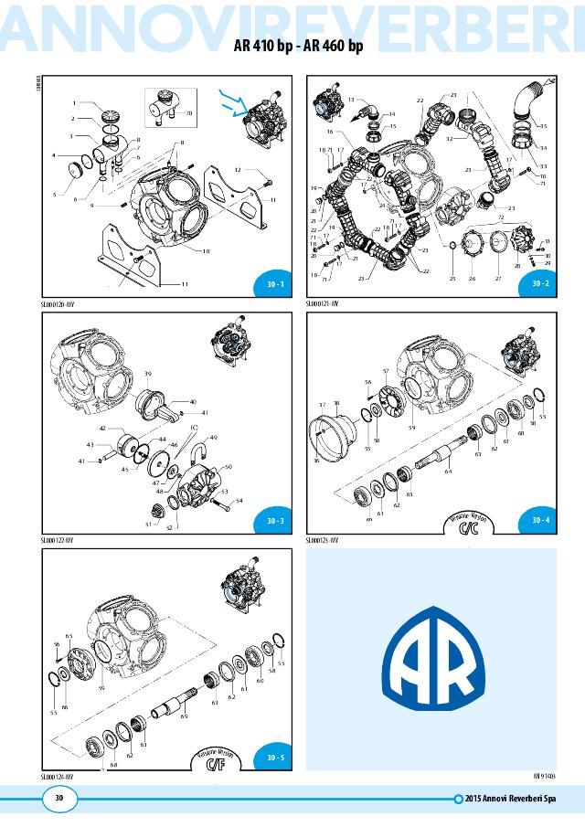 AR460 bp c/f(D.32)+ca+c pc+vsr Blue Flex